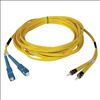 Tripp Lite N354-15M fiber optic cable 590.6" (15 m) 2x SC 2x ST OFNR Black, Blue, Yellow2