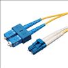 Tripp Lite N366-15M fiber optic cable 590.6" (15 m) 2x LC 2x SC OFNR Blue, Yellow1