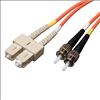 Tripp Lite Multimode Fiber Optics 8-ft. (2.4-m) Duplex MMF 62.5/125 Patch Cable, SC/ST fiber optic cable 94.5" (2.4 m) Orange1