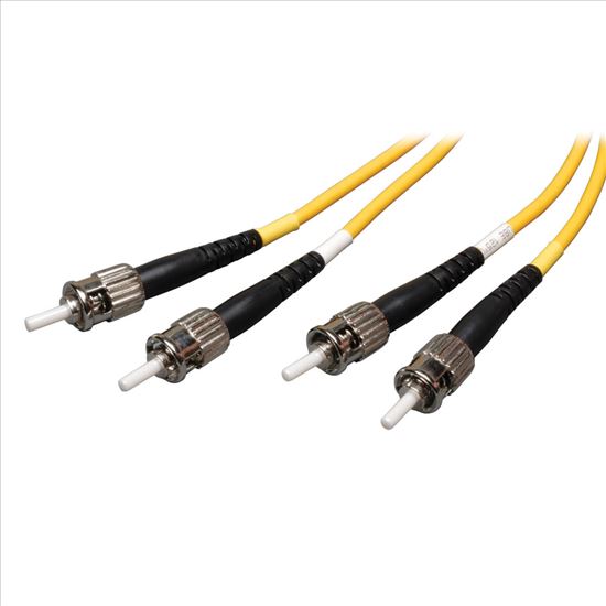 Tripp Lite N352-01M fiber optic cable 39.4" (1 m) 2x ST OFNR Black, Yellow1