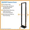 Tripp Lite SR2POST rack cabinet 45U Freestanding rack Black2