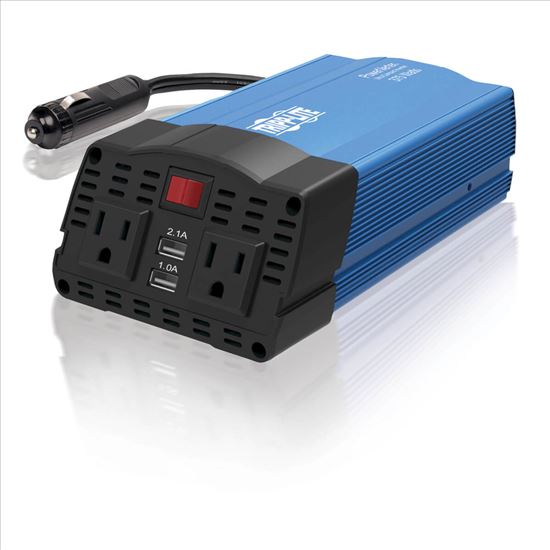 Tripp Lite PV375USB power adapter/inverter Auto 375 W Black, Blue1
