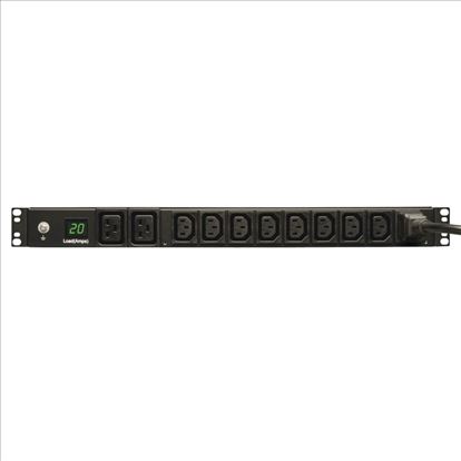 Tripp Lite PDUMH20HV power distribution unit (PDU) 10 AC outlet(s) 1U Black1