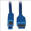 Tripp Lite U322-006 USB cable 72" (1.83 m) USB 3.2 Gen 1 (3.1 Gen 1) USB A USB B Blue1