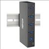 Tripp Lite U360-004-IND interface hub USB 3.2 Gen 1 (3.1 Gen 1) Type-B 5000 Mbit/s Black3