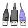 Tripp Lite B055-001-UDP KVM cable Black, Purple2