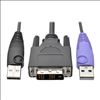 Tripp Lite B055-001-UDV KVM cable Blue, Purple2