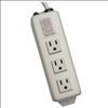Tripp Lite TLM306NC surge protector Gray 3 AC outlet(s) 120 V 70.9" (1.8 m)1