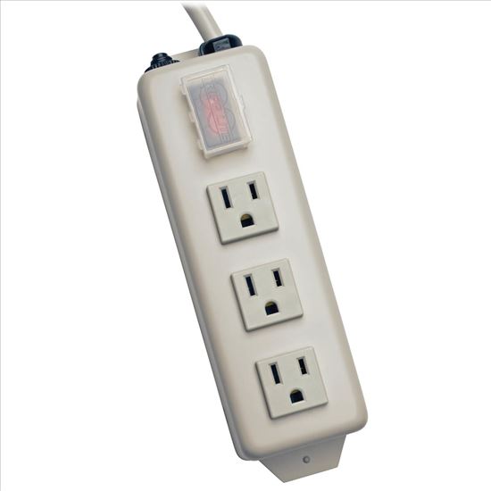 Tripp Lite TLM306NC surge protector Gray 3 AC outlet(s) 120 V 70.9" (1.8 m)1