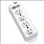 Tripp Lite PS-415-HG surge protector White 4 AC outlet(s) 120 V 180" (4.57 m)1