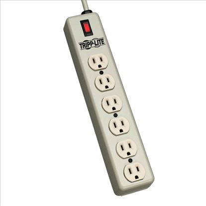 Tripp Lite 6SPDX surge protector Beige 6 AC outlet(s) 120 V 70.9" (1.8 m)1