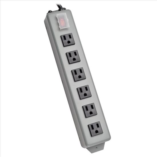 Tripp Lite 6SP surge protector Black 6 AC outlet(s) 120 V 70.9" (1.8 m)1