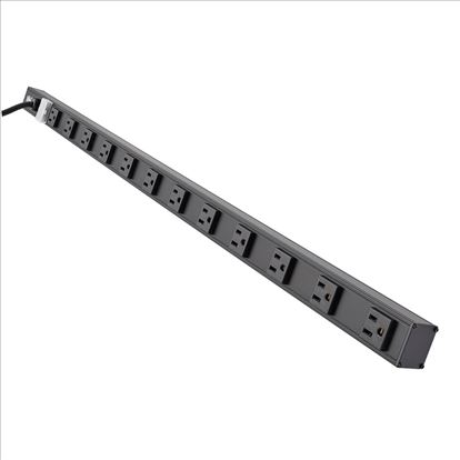 Tripp Lite PS3612B surge protector Black 12 AC outlet(s) 120 V 179.9" (4.57 m)1