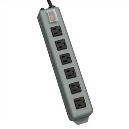 Tripp Lite UL24RA-15 power distribution unit (PDU) 6 AC outlet(s) Gray1