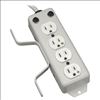 Tripp Lite PS410HGOEMX surge protector White 4 AC outlet(s) 120 V 118.1" (3 m)1