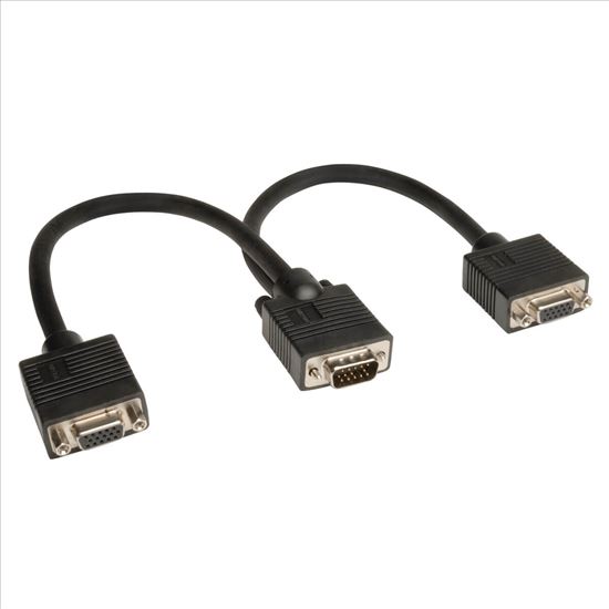 Tripp Lite P516-001 VGA cable 11.8" (0.3 m) VGA (D-Sub) 2 x VGA (D-Sub) Black1