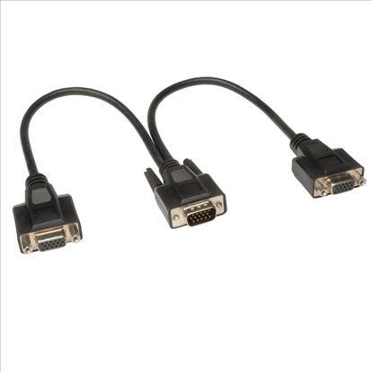 Tripp Lite P516-001-HR VGA cable 11.8" (0.3 m) VGA (D-Sub) 2 x VGA (D-Sub) Black1