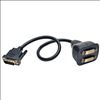 Tripp Lite P564-001 DVI cable 12.2" (0.31 m) DVI-D 2 x DVI-D Black1