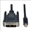 Tripp Lite P586-006-DVI video cable adapter 72" (1.83 m) Mini DisplayPort DVI-I Black2