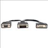 Tripp Lite P564-06N-DV video cable adapter 5.91" (0.15 m) DVI-I DVI-D + VGA (D-Sub) Black2