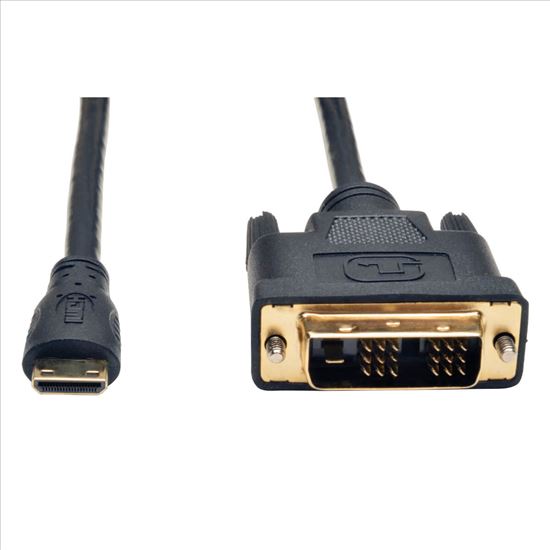 Tripp Lite P566-003-MINI video cable adapter 35.8" (0.91 m) DVI-D Mini-HDMI Black1