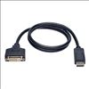 Tripp Lite P134-003 video cable adapter 39.4" (1 m) DisplayPort DVI-I Black1