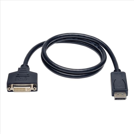 Tripp Lite P134-003 video cable adapter 39.4" (1 m) DisplayPort DVI-I Black1