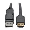 Tripp Lite P582-006-HD-V2A video cable adapter 70.9" (1.8 m) DISPLAYPORT HDMI Black1