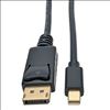Tripp Lite P583-003-BK DisplayPort cable 35.4" (0.9 m) Mini DisplayPort Black1