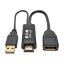 Picture of Tripp Lite P130-06N-DP-V2 video cable adapter 5.91" (0.15 m) HDMI DisplayPort Black