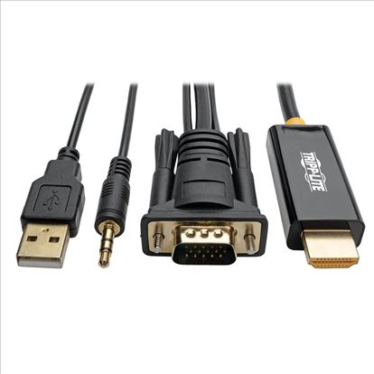 Tripp Lite P116-006-HDMI-A video cable adapter 70.9" (1.8 m) VGA (D-Sub) + 3.5mm + USB Type-A Black1