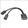 Tripp Lite P576-001-DP video cable adapter 11.8" (0.3 m) DMS-59 2 x DisplayPort Black1