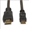 Tripp Lite 10ft, HDMI - Mini HDMI HDMI cable 120.1" (3.05 m) HDMI Type C (Mini) HDMI Type A (Standard) Black1