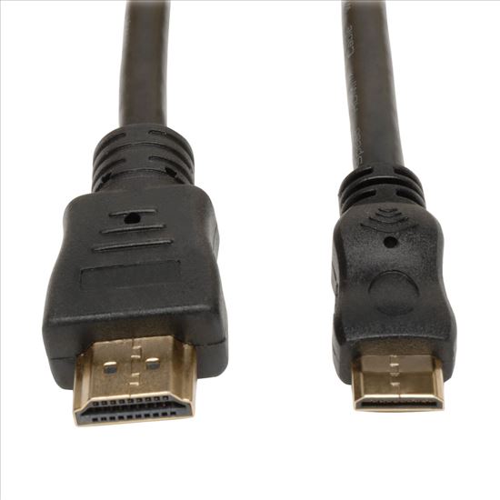 Tripp Lite 10ft, HDMI - Mini HDMI HDMI cable 120.1" (3.05 m) HDMI Type C (Mini) HDMI Type A (Standard) Black1