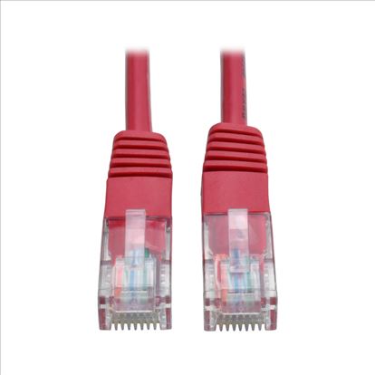 Tripp Lite N002-010-RD networking cable Red 120.1" (3.05 m) Cat5e U/UTP (UTP)1