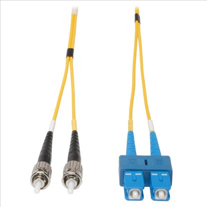 Tripp Lite N354-01M fiber optic cable 39.4" (1 m) 2x SC 2x ST OFNR Black, Blue, Yellow1