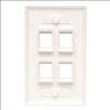 Tripp Lite N042-001-04-WH wall plate/switch cover White2