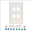 Tripp Lite N042-001-04-WH wall plate/switch cover White3