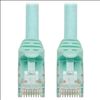 Tripp Lite Cat6a, 5ft networking cable Turquoise 59.8" (1.52 m) U/UTP (UTP)1