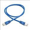 Tripp Lite N262-003-BL networking cable Blue 35.8" (0.91 m) Cat6/6e/6a U/FTP (STP)2