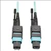 Tripp Lite MTP, 16 ft fiber optic cable 196.9" (5 m) OM3 Black, Blue1