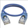 Tripp Lite N001-S01-BL networking cable Blue 11.8" (0.3 m) Cat5e U/UTP (UTP)2