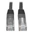 Picture of Tripp Lite N200-006-BK networking cable Black 72" (1.83 m) Cat6 U/UTP (UTP)