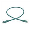 Tripp Lite N200-002-GN networking cable Green 23.6" (0.6 m) Cat6 U/UTP (UTP)2