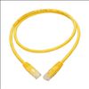 Tripp Lite N200-003-YW networking cable Yellow 35.4" (0.9 m) Cat6 U/UTP (UTP)2