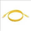 Tripp Lite N200-005-YW networking cable Yellow 59.1" (1.5 m) Cat6 U/UTP (UTP)2