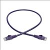 Tripp Lite N201-002-PU networking cable Purple 23.6" (0.6 m) Cat6 U/UTP (UTP)3