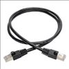 Tripp Lite N262-003-BK networking cable Black 35.4" (0.9 m) Cat6a U/FTP (STP)2