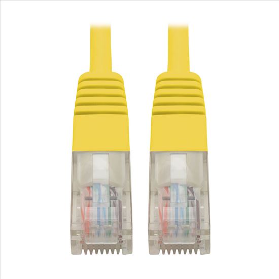 Tripp Lite N002-002-YW networking cable Yellow 24" (0.61 m) Cat5e U/UTP (UTP)1