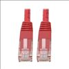 Tripp Lite N200-002-RD networking cable Red 24" (0.61 m) Cat6 U/UTP (UTP)1